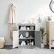 Flash Furniture Vega Cabinet Organizer w/Two Magnetic Close Doors, In-Cabinet Adjust Shlf, and Upper Opn Shelf, Gry FS-VEGA-BATH-4-GY-GG - alternate 6